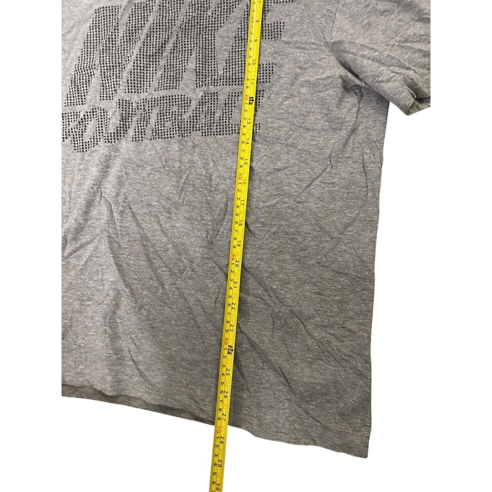 Nike Football T-Shirt Mens Large Gray Excellent Athletic Cut Graphic Tee - Picture 6 of 7